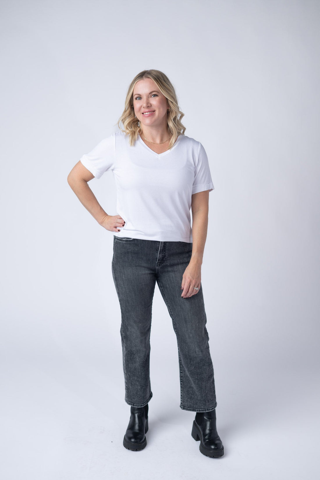 IN STOCK Sophie Tee - White