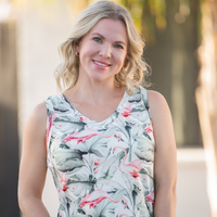 IN STOCK Noelle Tank - Flamingos