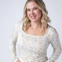 IN STOCK Alyssa Long Sleeve Top - Blush Floral