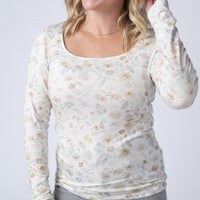 IN STOCK Alyssa Long Sleeve Top - Blush Floral