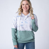IN STOCK Hailey Pullover Hoodie - Spring Meadows and Sage