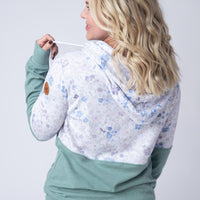 IN STOCK Hailey Pullover Hoodie - Spring Meadows and Sage