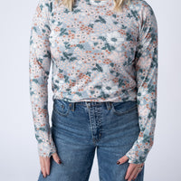 IN STOCK Blair Long Sleeve Top - Ditsy Blush Floral