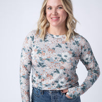 IN STOCK Blair Long Sleeve Top - Ditsy Blush Floral