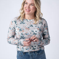 IN STOCK Blair Long Sleeve Top - Ditsy Blush Floral