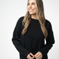 IN STOCK Gianna Pullover Sweater - Black