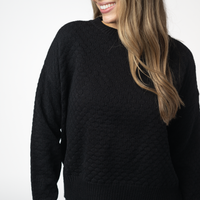 IN STOCK Gianna Pullover Sweater - Black