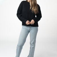 IN STOCK Gianna Pullover Sweater - Black