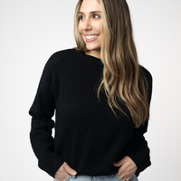 IN STOCK Gianna Pullover Sweater - Black