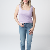 IN STOCK Rachel Ribbed Tank -  Lavender FINAL SALE