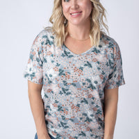 IN STOCK Chloe Cozy Tee - Ditsy Blush Floral