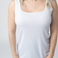 IN STOCK Rachel Ribbed Tank - White