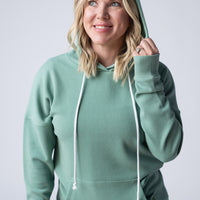 IN STOCK Kacey Ribbed Hoodie - Sage
