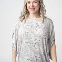 IN STOCK Darcy Dolman - Vintage Grey Floral FINAL SALE
