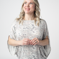 IN STOCK Darcy Dolman - Vintage Grey Floral FINAL SALE