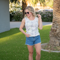 IN STOCK Ava Tank - Neon Palm