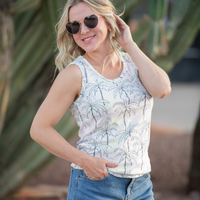 IN STOCK Ava Tank - Neon Palm