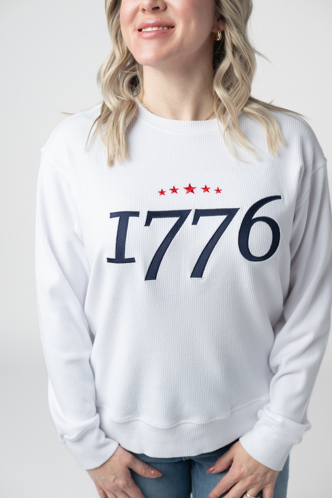 IN STOCK Corrine Embroidered Pullover Top - 1776 FINAL SALE