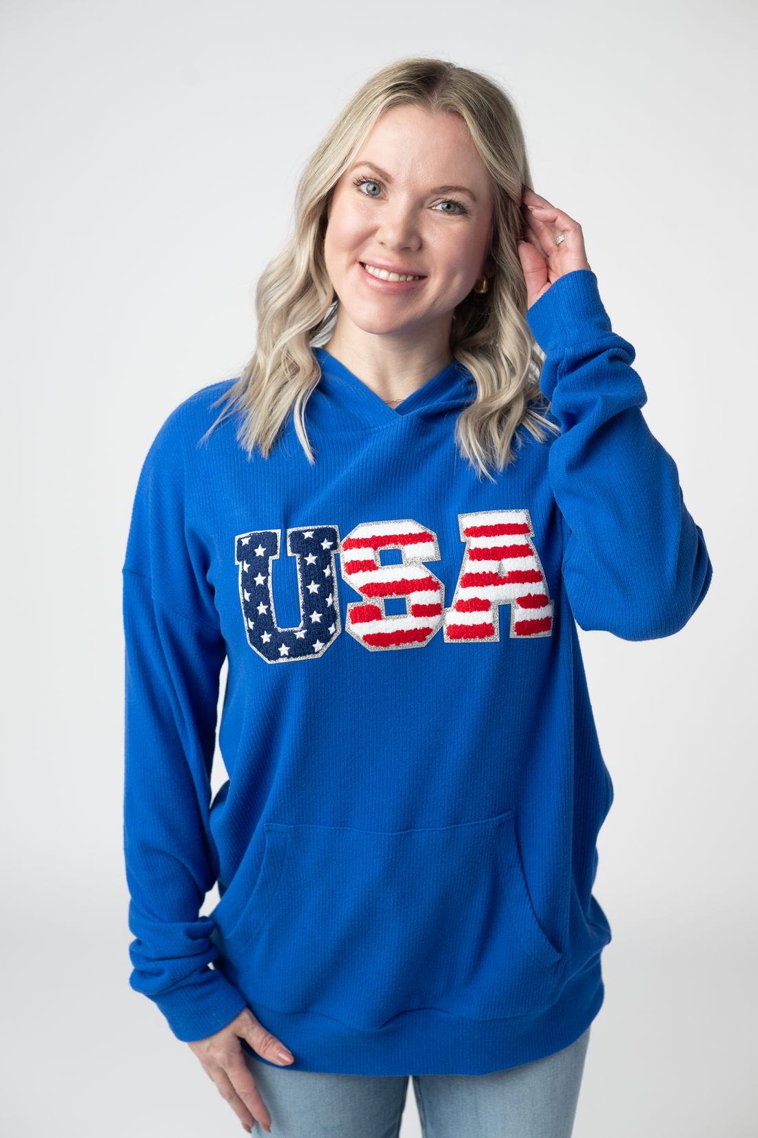 IN STOCK Corrine Hoodie - Royal Blue USA