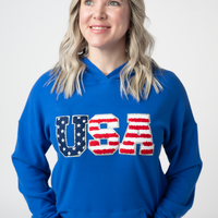 IN STOCK Corrine Hoodie - Royal Blue USA