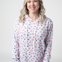 IN STOCK Hailey Pullover Hoodie - American Stars and Stripes