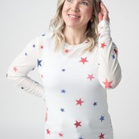 IN STOCK Mesh Long Sleeve Top - Stars