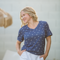 IN STOCK Sophie Top - Nautical Navy