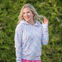 IN STOCK Fullzip Hoodie - Petal Gardens