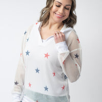 IN STOCK American Stars Mesh Hoodie FINAL SALE