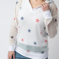 IN STOCK American Stars Mesh Hoodie FINAL SALE