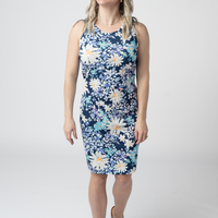 IN STOCK Mariah Ribbed Dress - Daisy Blues FINAL SALE