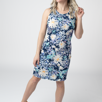 IN STOCK Mariah Ribbed Dress - Daisy Blues FINAL SALE