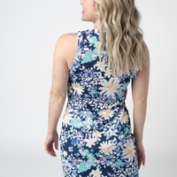 IN STOCK Mariah Ribbed Dress - Daisy Blues FINAL SALE
