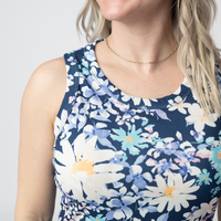 IN STOCK Mariah Ribbed Dress - Daisy Blues FINAL SALE