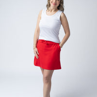 IN STOCK Serena Luxe Skort - Red