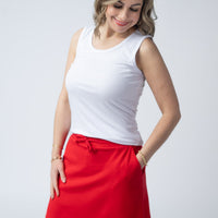 IN STOCK Serena Luxe Skort - Red