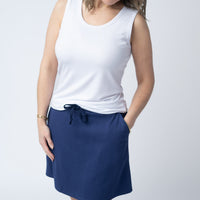 IN STOCK Serena Luxe Skort - Navy