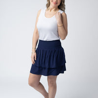 IN STOCK Roxie Ruffle Skort - Navy FINAL SALE