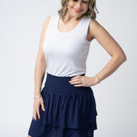 IN STOCK Roxie Ruffle Skort - Navy FINAL SALE