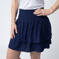 IN STOCK Roxie Ruffle Skort - Navy FINAL SALE