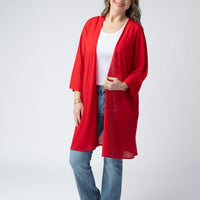 IN STOCK Ellie Cover-Up Kimono - Red