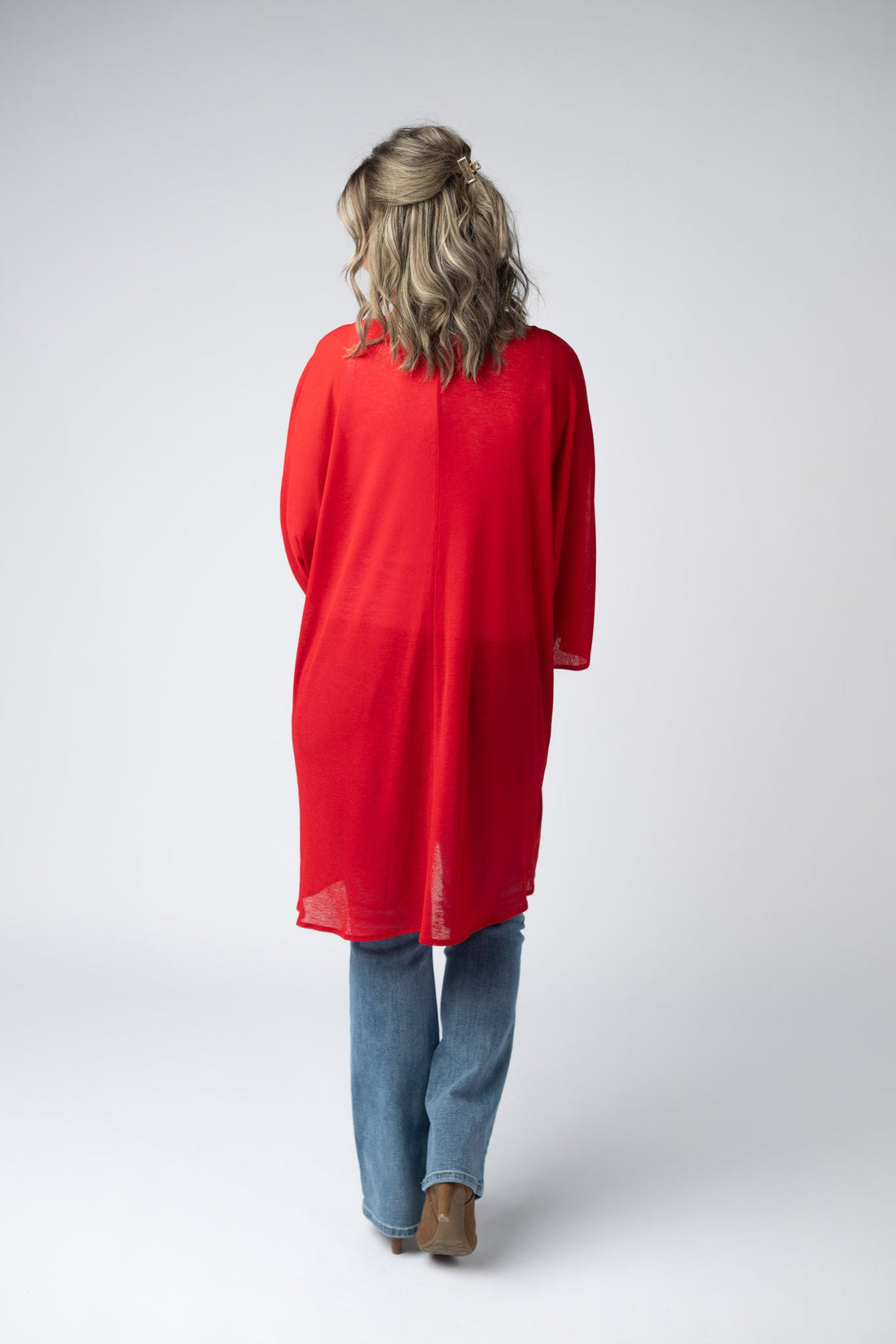 IN STOCK Ellie Cover-Up Kimono - Red