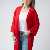 IN STOCK Ellie Cover-Up Kimono - Red