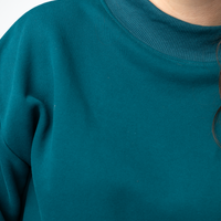 IN STOCK Marley Mock Neck Sweatshirt - Teal