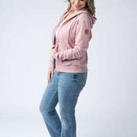 IN STOCK Fullzip Hoodie - Dusty Pink