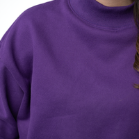 IN STOCK Marley Mock Neck Sweatshirt - Purple