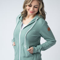 IN STOCK Fullzip Hoodie - Sage