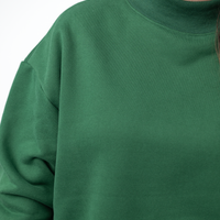 IN STOCK Marley Mock Neck Sweatshirt - Forest Green