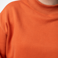 IN STOCK Marley Mock Neck Sweatshirt - Pumpkin