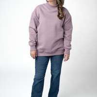 IN STOCK Marley Mock Neck Sweatshirt - Mauve